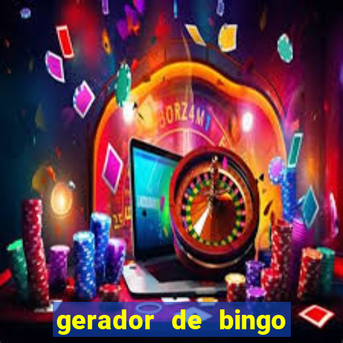 gerador de bingo de palavras